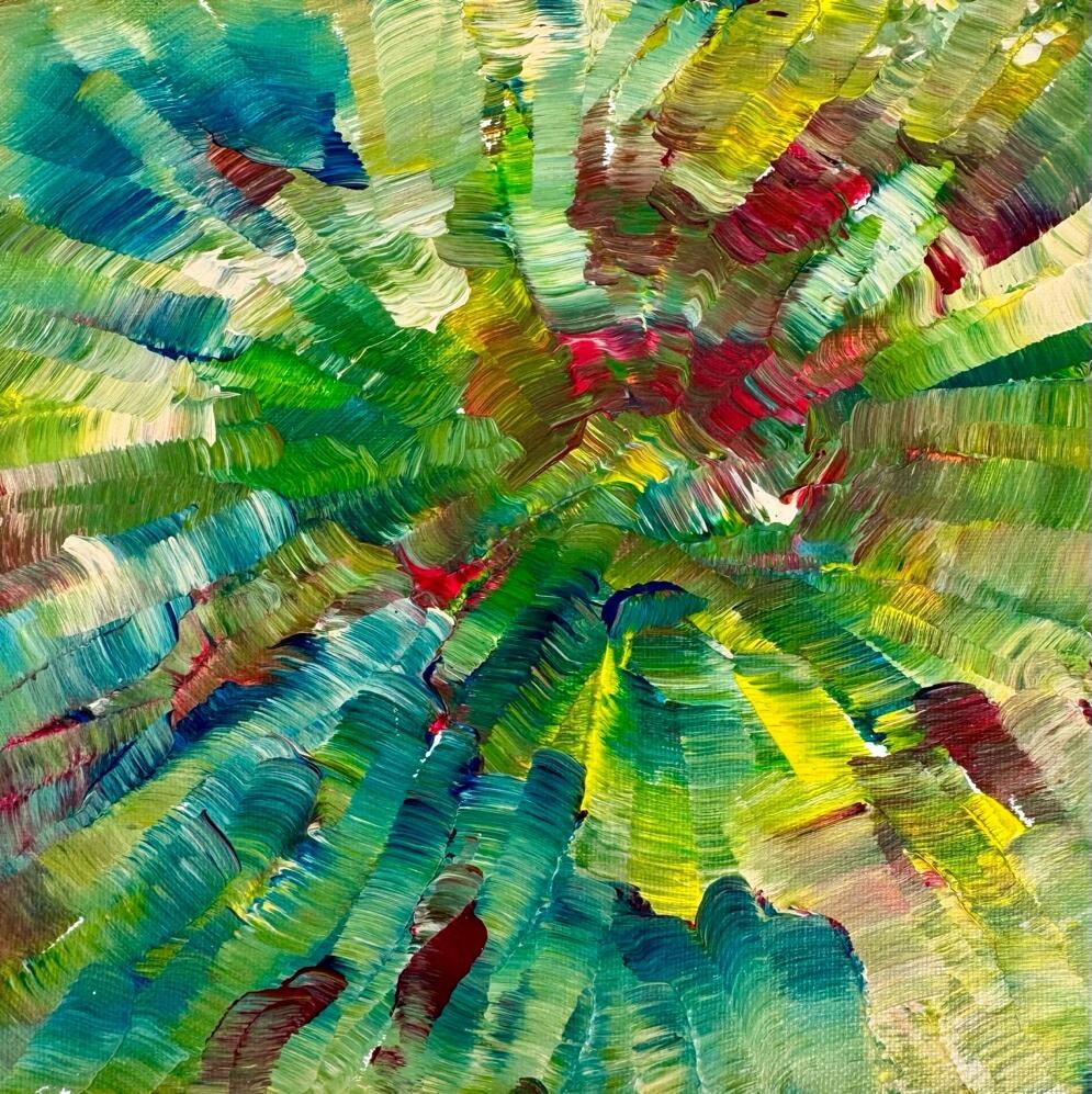 First Light, acrylic on canvas, 10 x 8 in